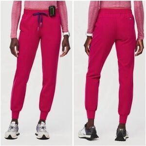 Figs Mari Skinny Jogger Scrub Pants Ultra Rose Size Small